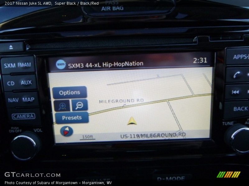 Super Black / Black/Red 2017 Nissan Juke SL AWD