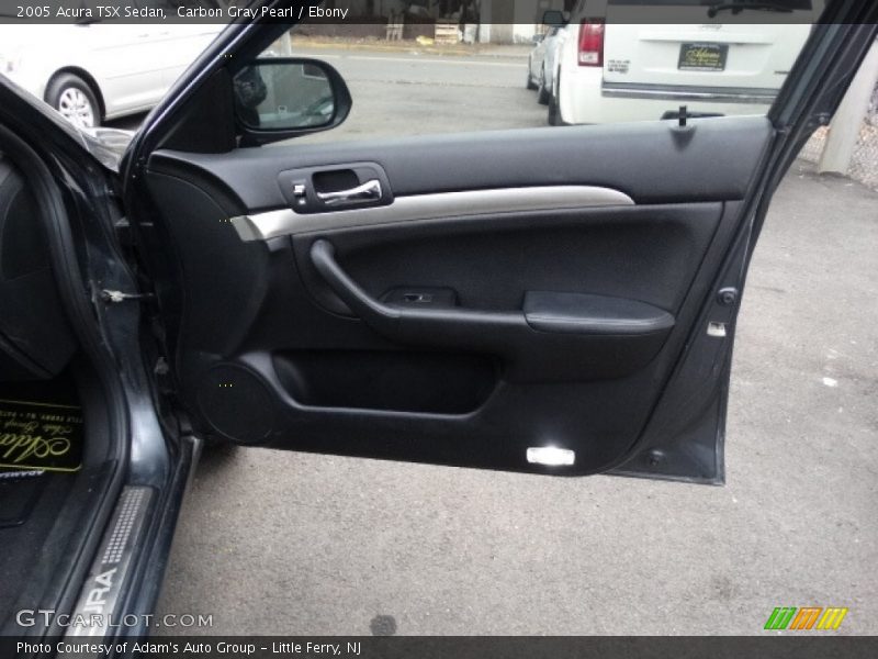Carbon Gray Pearl / Ebony 2005 Acura TSX Sedan