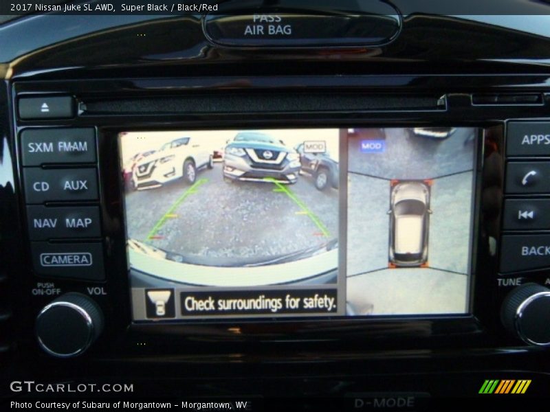 Super Black / Black/Red 2017 Nissan Juke SL AWD