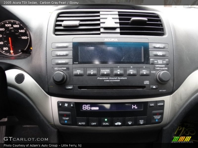 Carbon Gray Pearl / Ebony 2005 Acura TSX Sedan