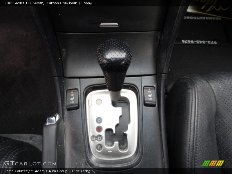 Carbon Gray Pearl / Ebony 2005 Acura TSX Sedan