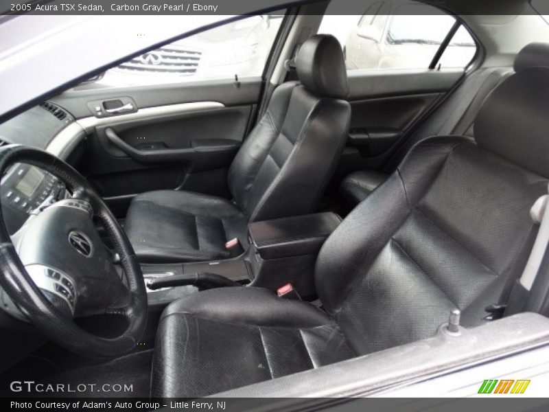 Carbon Gray Pearl / Ebony 2005 Acura TSX Sedan