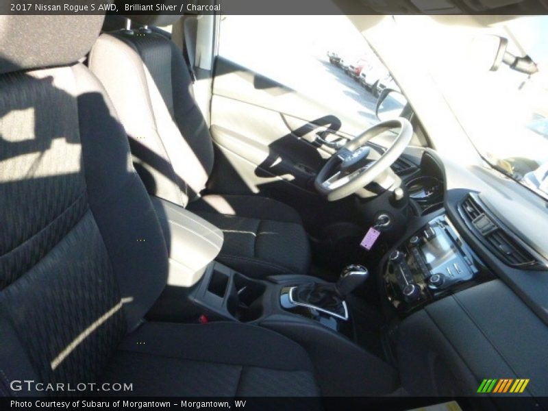 Brilliant Silver / Charcoal 2017 Nissan Rogue S AWD