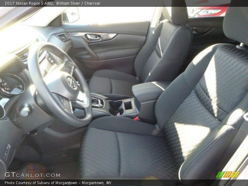 Brilliant Silver / Charcoal 2017 Nissan Rogue S AWD