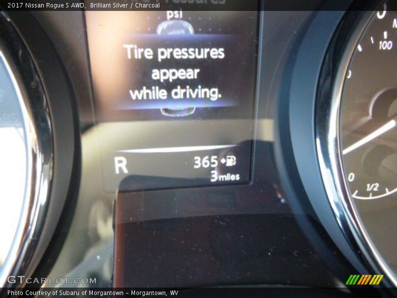 Brilliant Silver / Charcoal 2017 Nissan Rogue S AWD