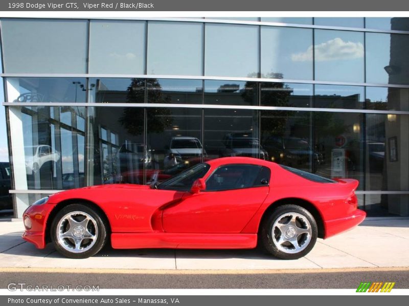 Viper Red / Black/Black 1998 Dodge Viper GTS