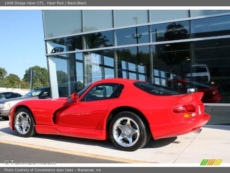 Viper Red / Black/Black 1998 Dodge Viper GTS