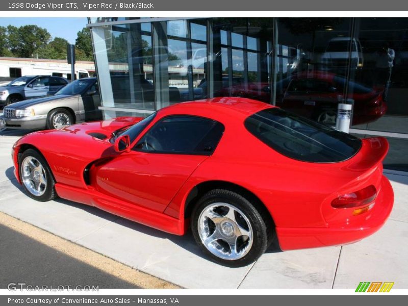 Viper Red / Black/Black 1998 Dodge Viper GTS