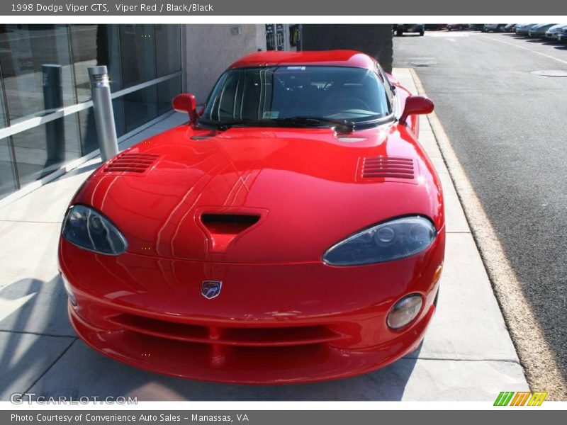 Viper Red / Black/Black 1998 Dodge Viper GTS