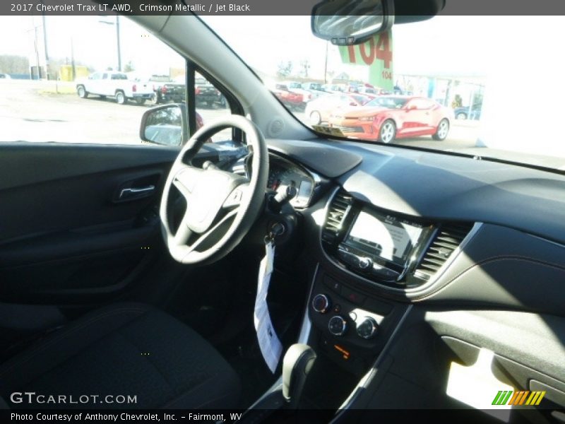 Crimson Metallic / Jet Black 2017 Chevrolet Trax LT AWD