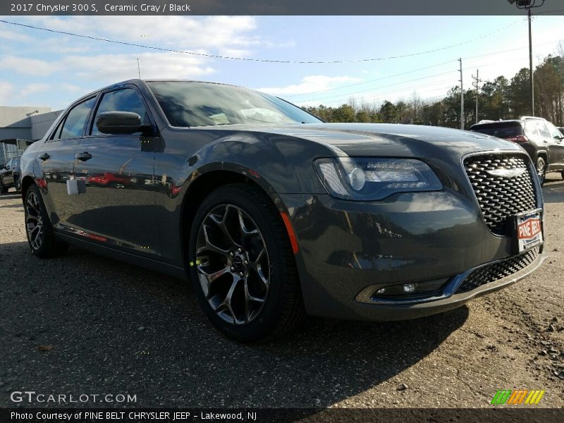 Ceramic Gray / Black 2017 Chrysler 300 S