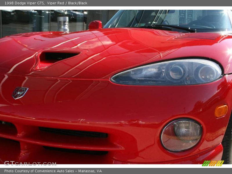 Viper Red / Black/Black 1998 Dodge Viper GTS
