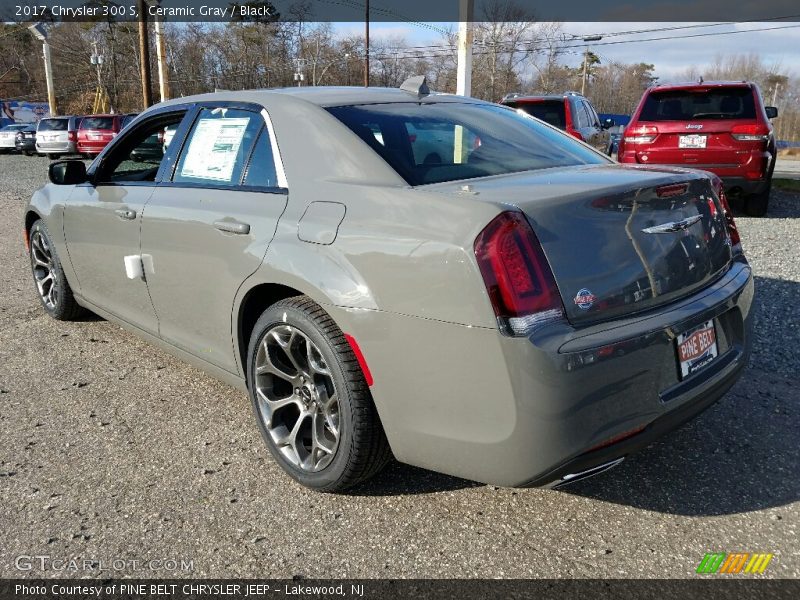 Ceramic Gray / Black 2017 Chrysler 300 S