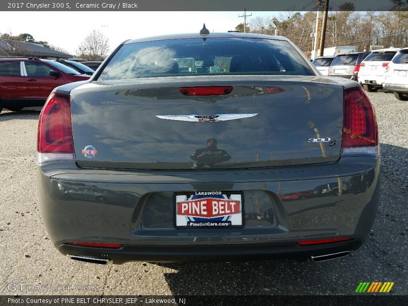 Ceramic Gray / Black 2017 Chrysler 300 S