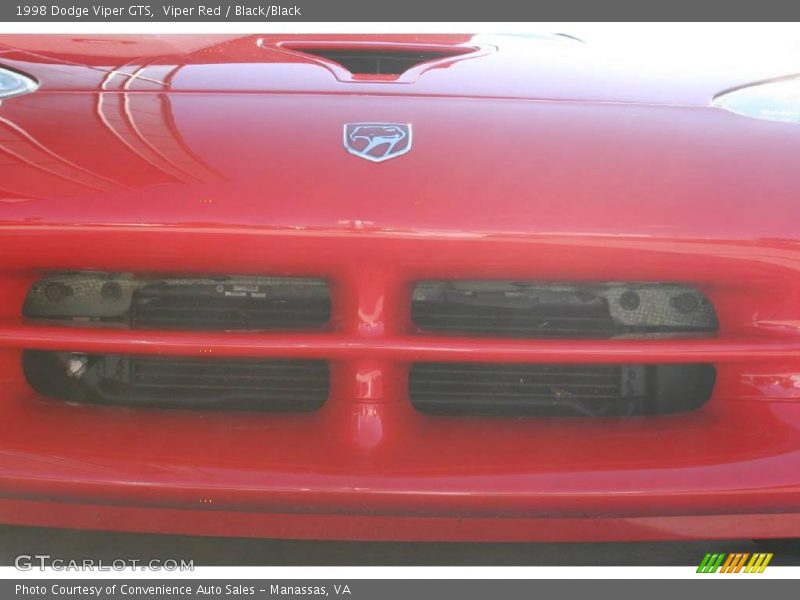 Viper Red / Black/Black 1998 Dodge Viper GTS