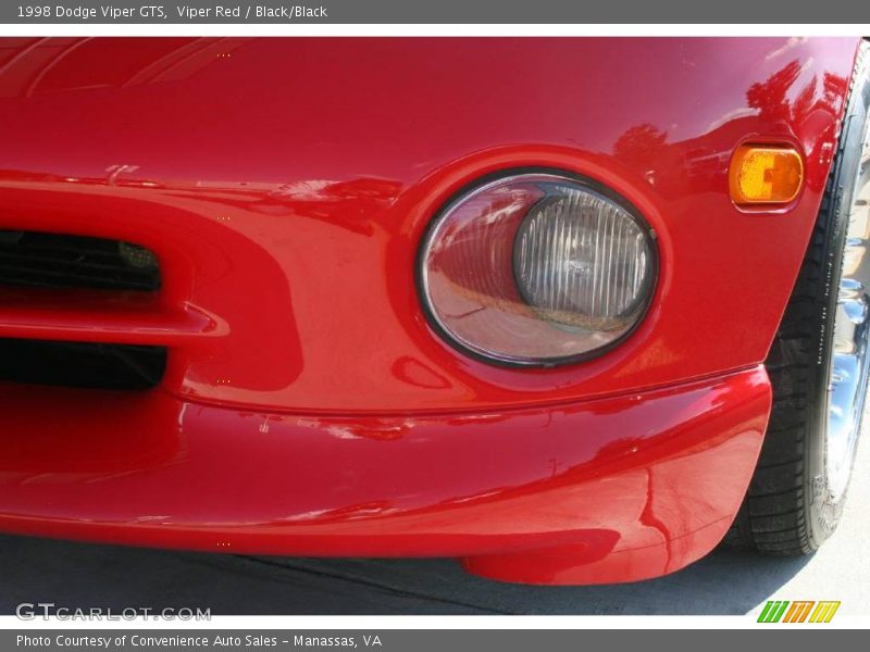 Viper Red / Black/Black 1998 Dodge Viper GTS