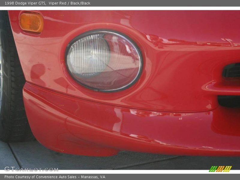 Viper Red / Black/Black 1998 Dodge Viper GTS