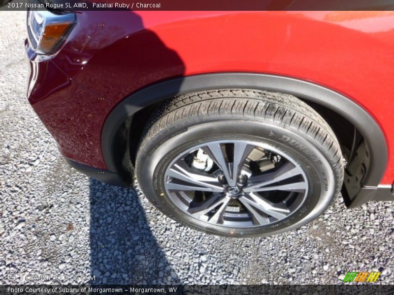 Palatial Ruby / Charcoal 2017 Nissan Rogue SL AWD