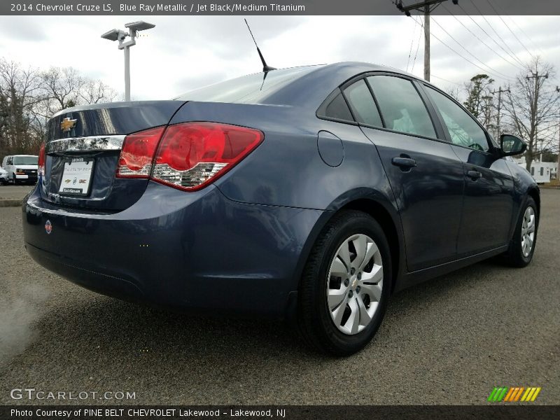 Blue Ray Metallic / Jet Black/Medium Titanium 2014 Chevrolet Cruze LS