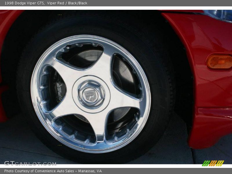 Viper Red / Black/Black 1998 Dodge Viper GTS