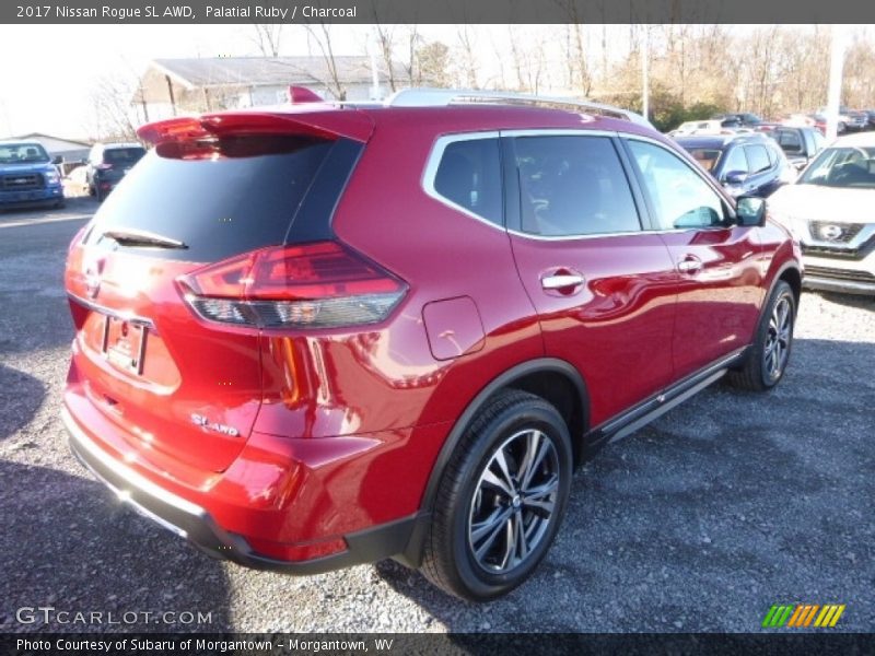 Palatial Ruby / Charcoal 2017 Nissan Rogue SL AWD