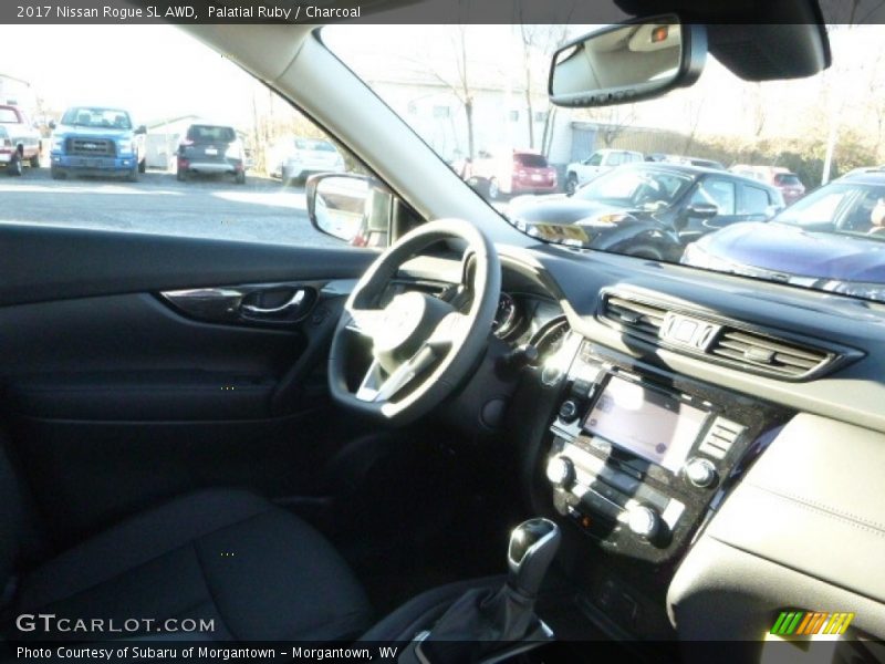 Palatial Ruby / Charcoal 2017 Nissan Rogue SL AWD