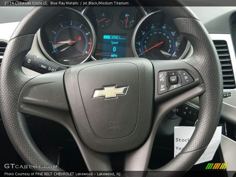 Blue Ray Metallic / Jet Black/Medium Titanium 2014 Chevrolet Cruze LS