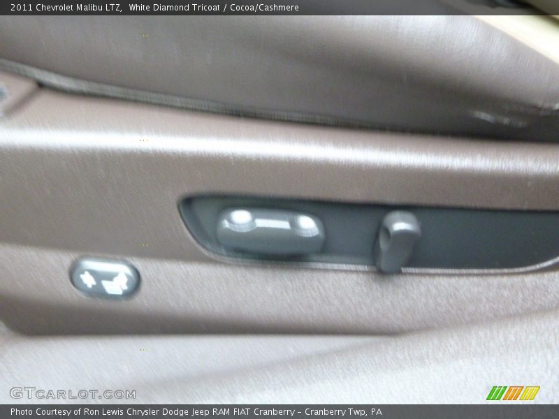 White Diamond Tricoat / Cocoa/Cashmere 2011 Chevrolet Malibu LTZ