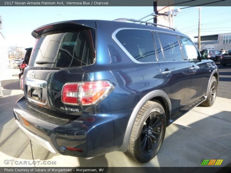 Hermosa Blue / Charcoal 2017 Nissan Armada Platinum 4x4