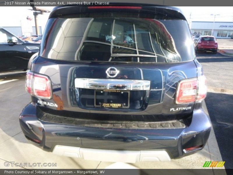 Hermosa Blue / Charcoal 2017 Nissan Armada Platinum 4x4