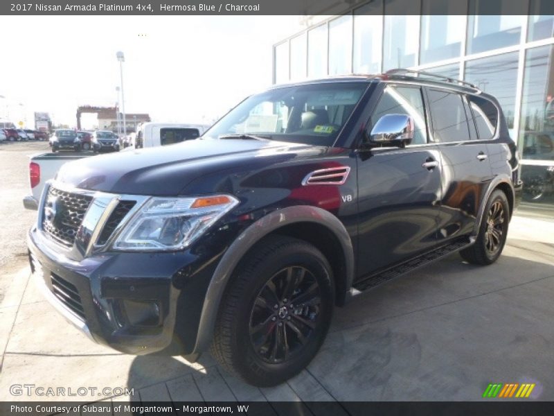 Hermosa Blue / Charcoal 2017 Nissan Armada Platinum 4x4