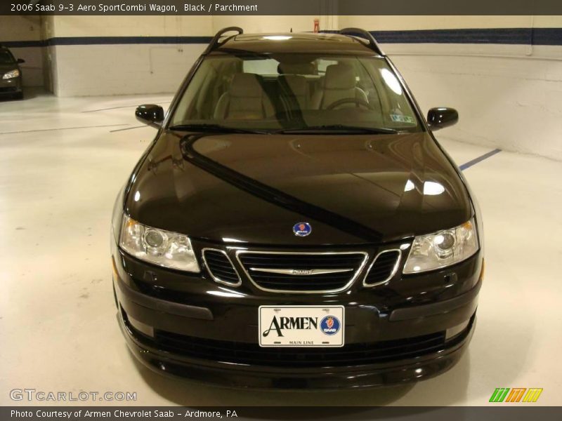 Black / Parchment 2006 Saab 9-3 Aero SportCombi Wagon