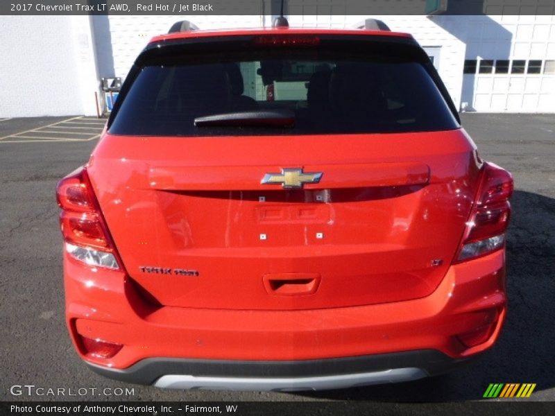 Red Hot / Jet Black 2017 Chevrolet Trax LT AWD