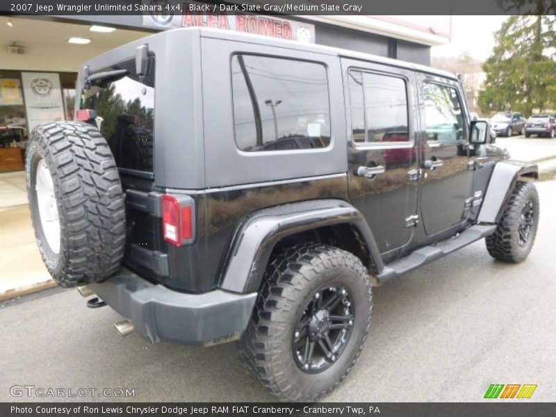 Black / Dark Slate Gray/Medium Slate Gray 2007 Jeep Wrangler Unlimited Sahara 4x4