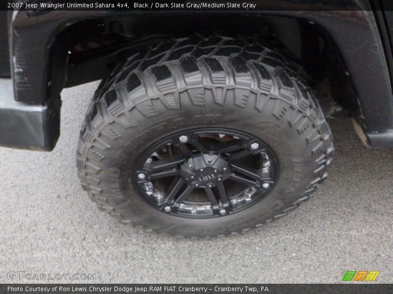 Black / Dark Slate Gray/Medium Slate Gray 2007 Jeep Wrangler Unlimited Sahara 4x4