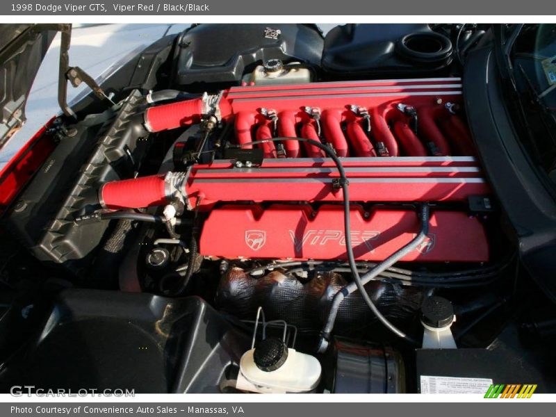 Viper Red / Black/Black 1998 Dodge Viper GTS