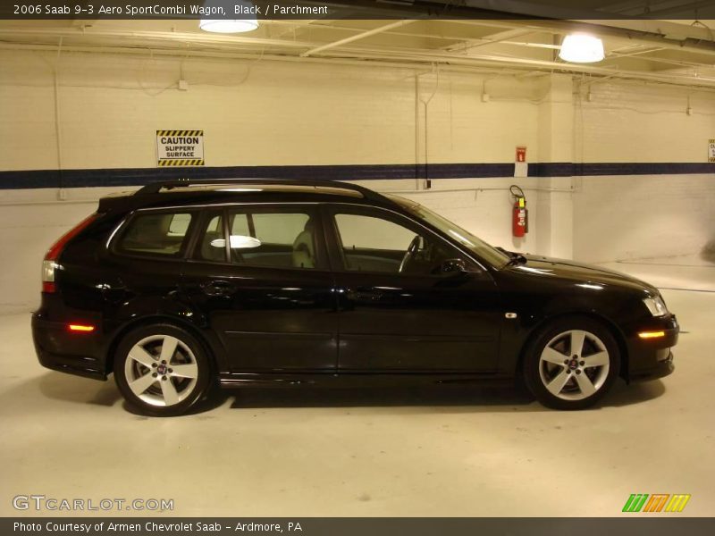 Black / Parchment 2006 Saab 9-3 Aero SportCombi Wagon