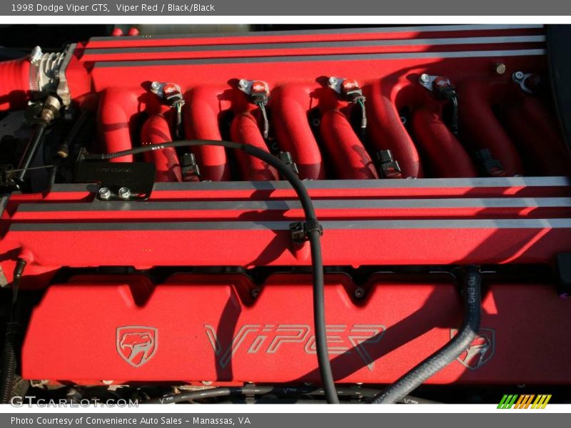 Viper Red / Black/Black 1998 Dodge Viper GTS