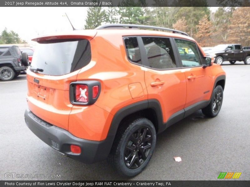 Omaha Orange / Black 2017 Jeep Renegade Altitude 4x4