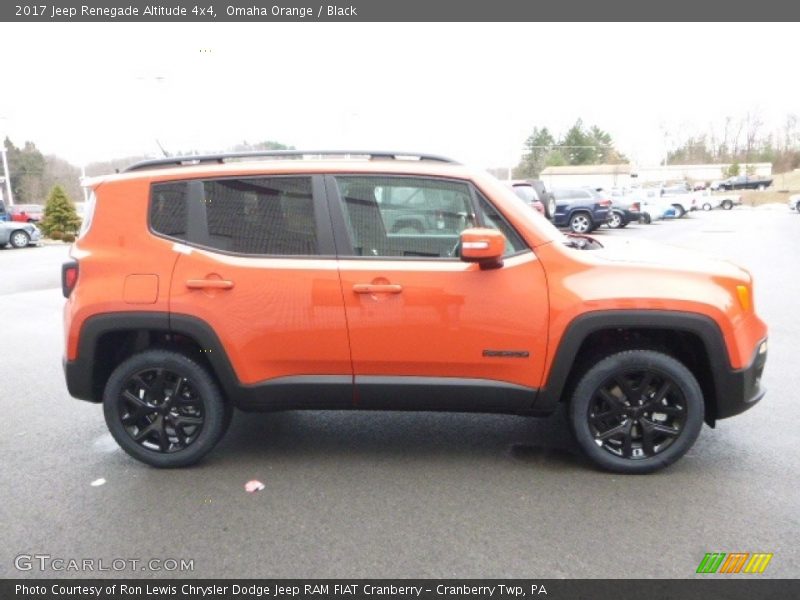 Omaha Orange / Black 2017 Jeep Renegade Altitude 4x4