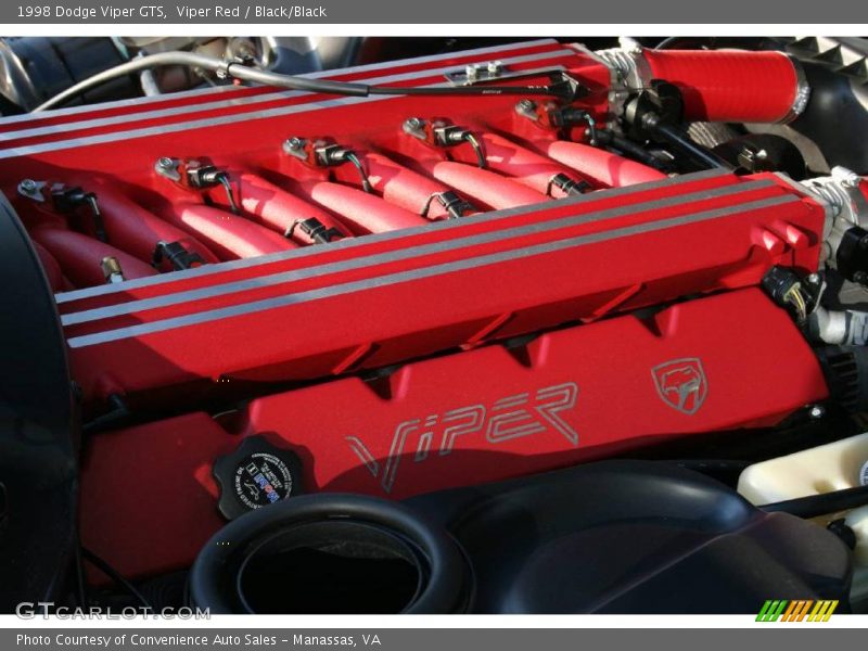 Viper Red / Black/Black 1998 Dodge Viper GTS