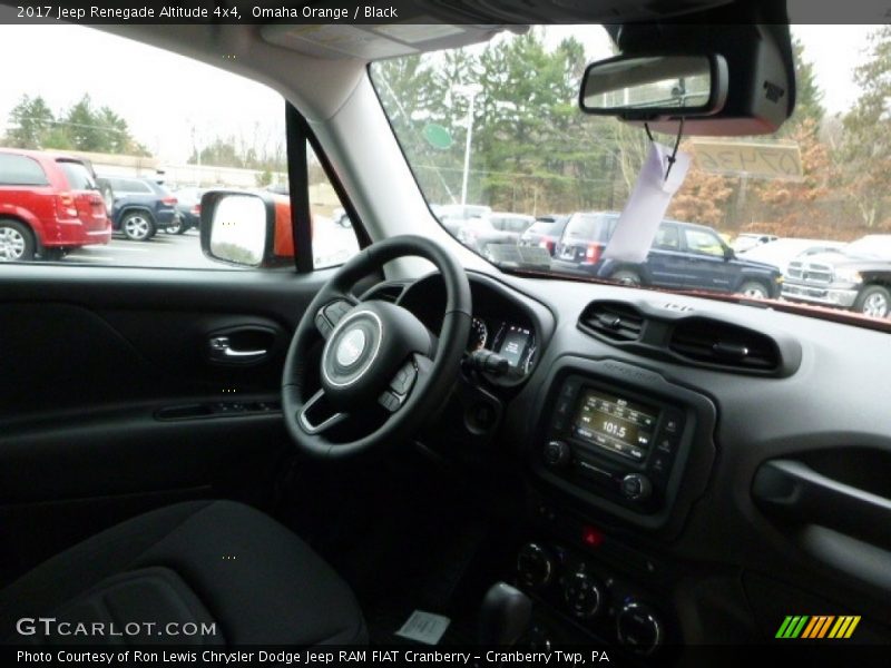 Omaha Orange / Black 2017 Jeep Renegade Altitude 4x4