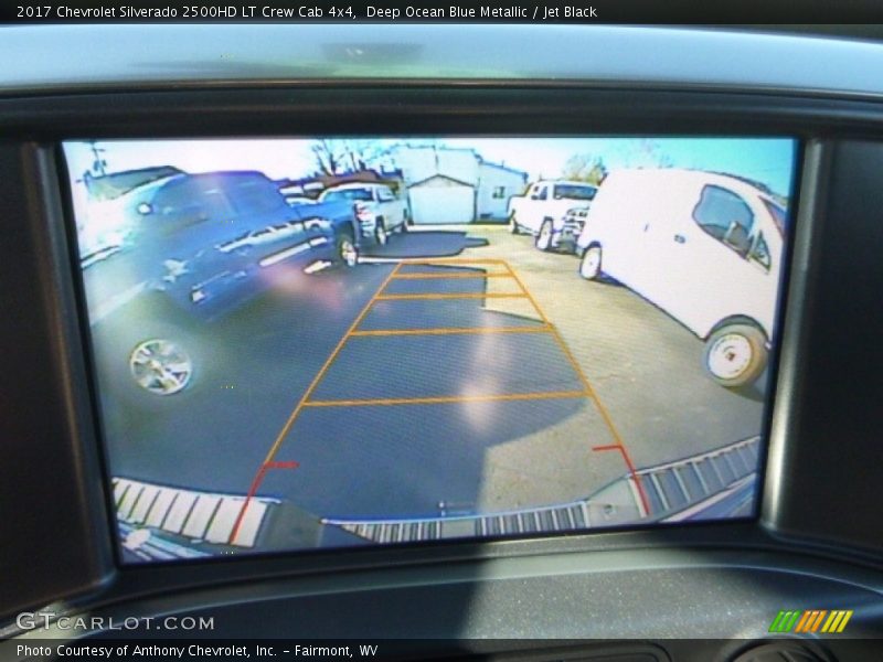 Deep Ocean Blue Metallic / Jet Black 2017 Chevrolet Silverado 2500HD LT Crew Cab 4x4