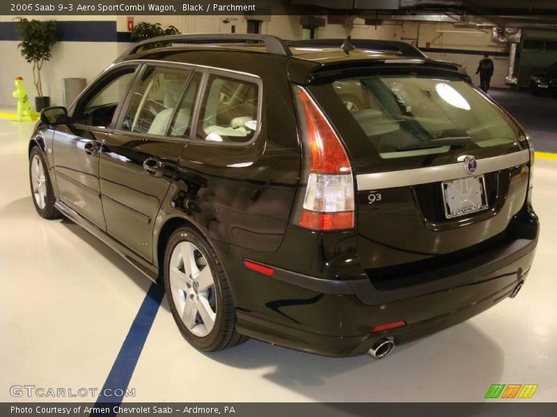 Black / Parchment 2006 Saab 9-3 Aero SportCombi Wagon