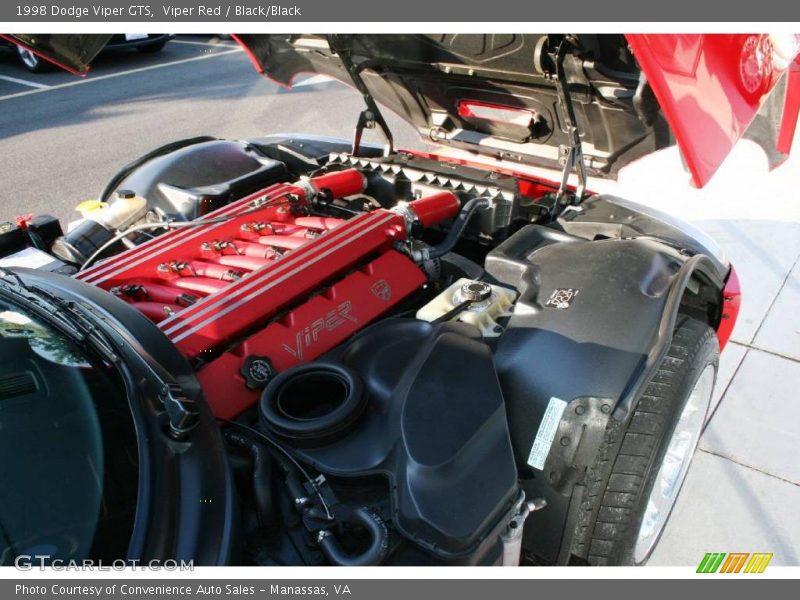 Viper Red / Black/Black 1998 Dodge Viper GTS