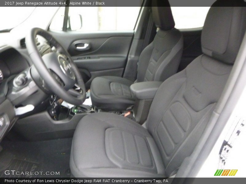Alpine White / Black 2017 Jeep Renegade Altitude 4x4
