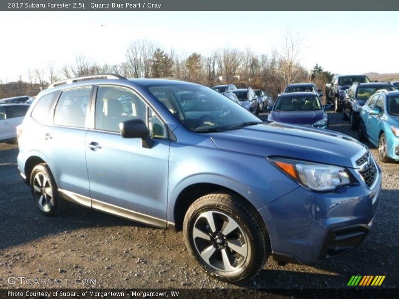 Quartz Blue Pearl / Gray 2017 Subaru Forester 2.5i