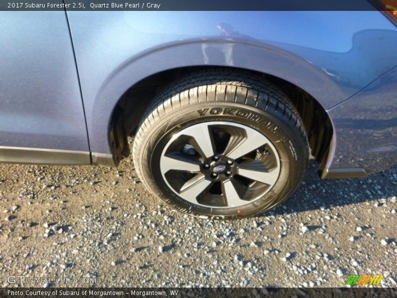 Quartz Blue Pearl / Gray 2017 Subaru Forester 2.5i