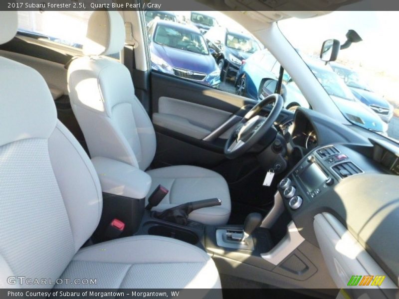 Quartz Blue Pearl / Gray 2017 Subaru Forester 2.5i