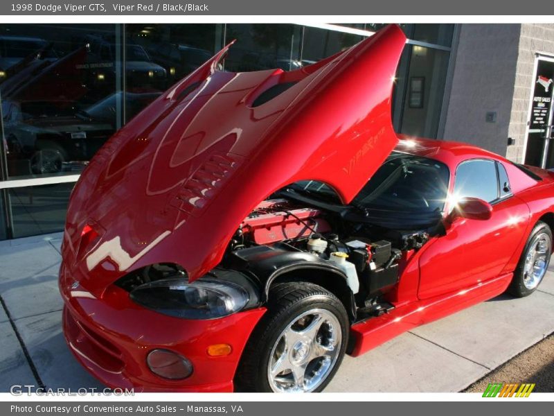 Viper Red / Black/Black 1998 Dodge Viper GTS